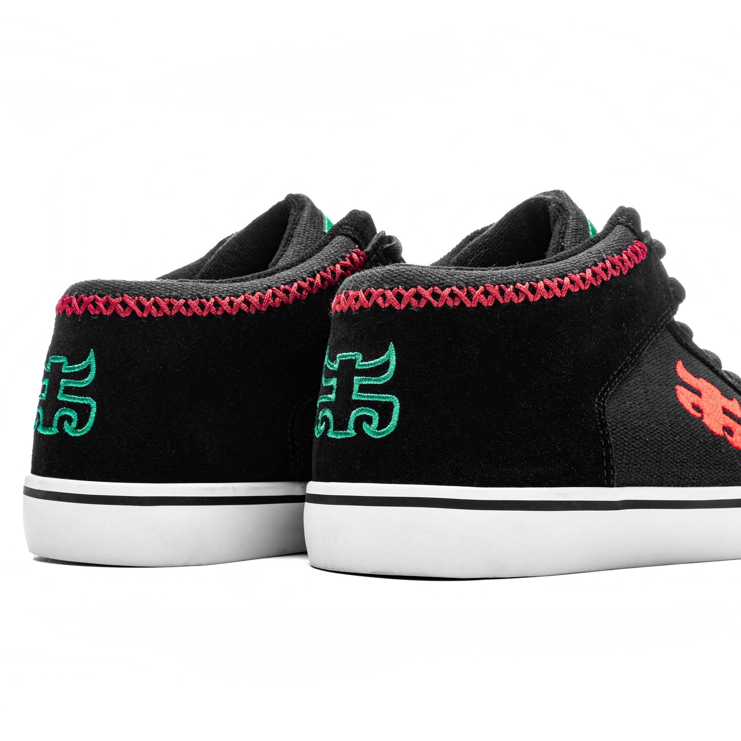 Tênis IPath Reed Mid Black Suede Hemp Rasta