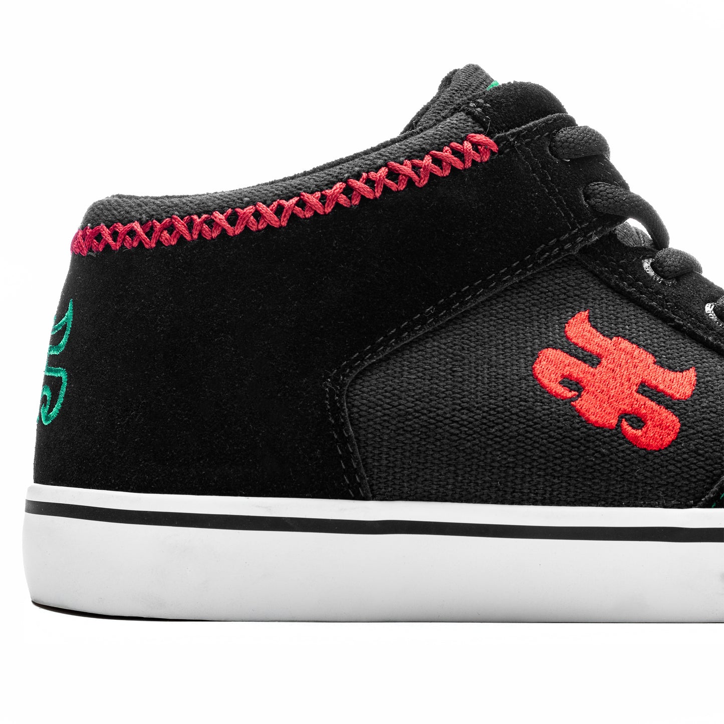 Tênis IPath Reed Mid Black Suede Hemp Rasta