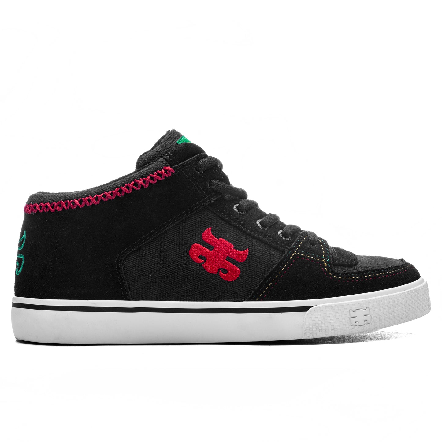 Tênis IPath Reed Mid Black Suede Hemp Rasta