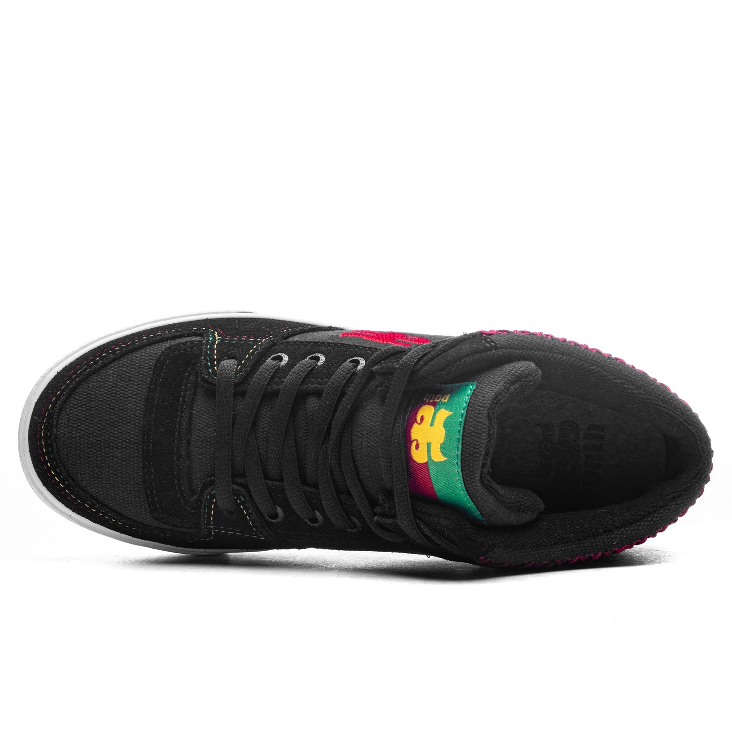 Tênis IPath Reed Mid Black Suede Hemp Rasta