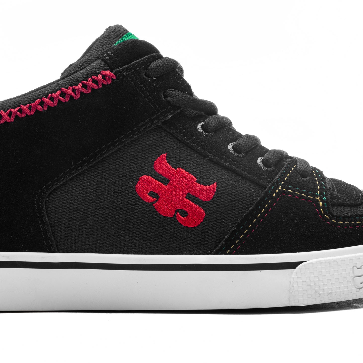 Tênis IPath Reed Mid Black Suede Hemp Rasta
